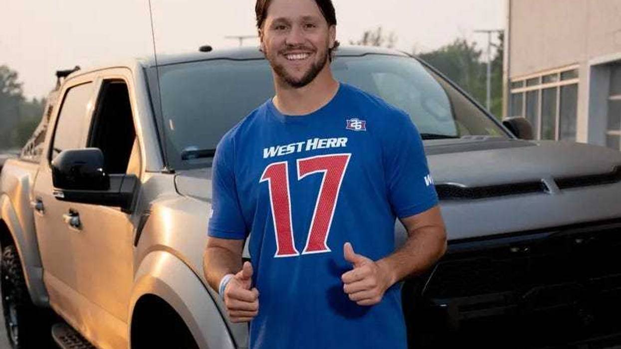 Josh Allen and his first truck