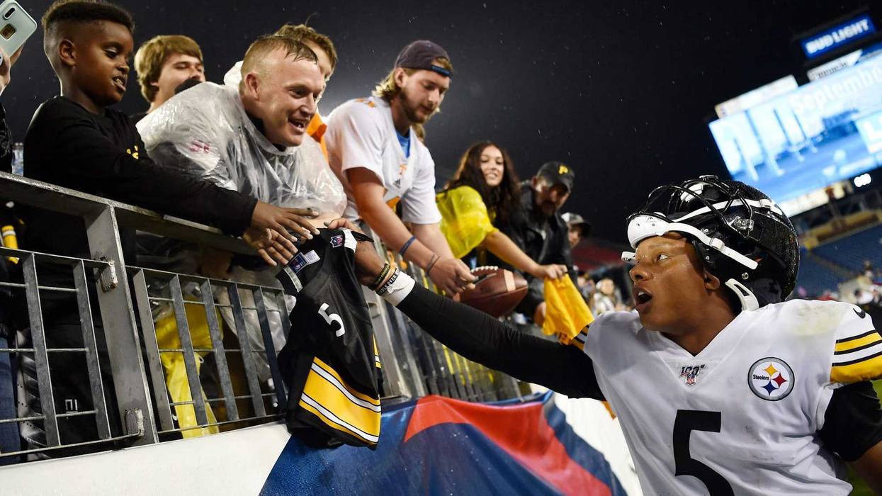 Josh Dobbs with fans
