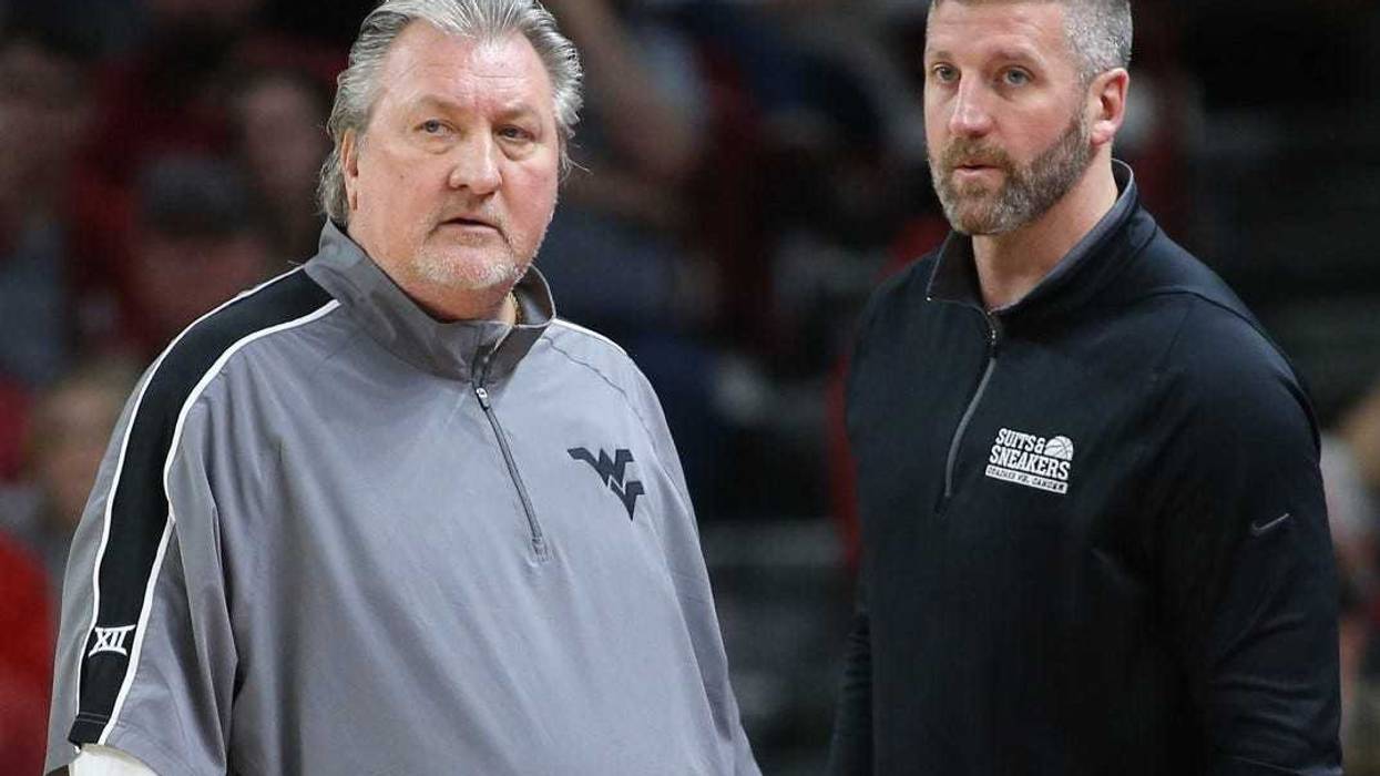 Josh Eilert with Bob Huggins