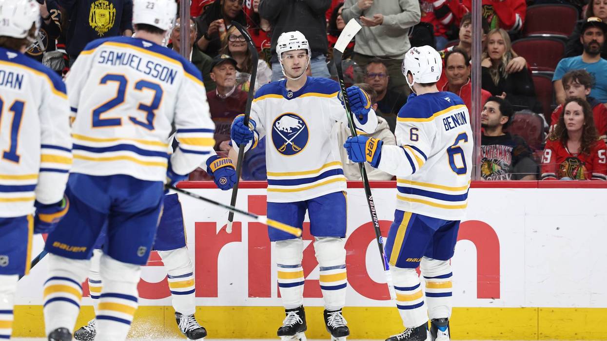 Sabres clinch Atlantic Division with rout of Chicago