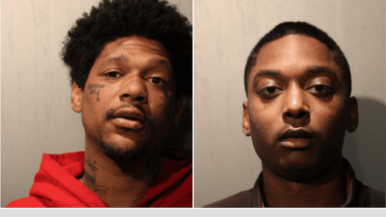 Jovan Battle (L) and Menelik Jackson (R)