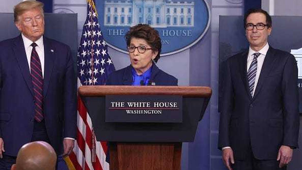 Jovita Carranza, Steve Mnuchin, Donald Trump