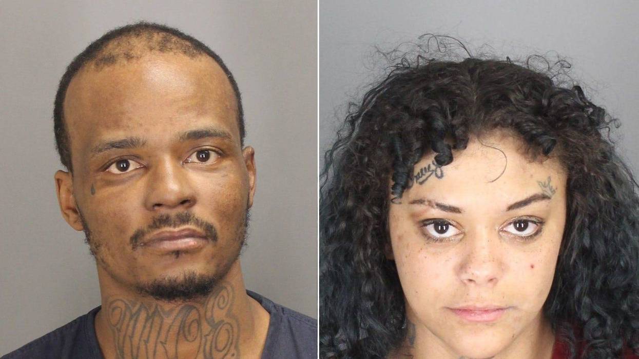 Jowuan Lawrence Shorter, left and Kylee Lynn Berry booking photos
