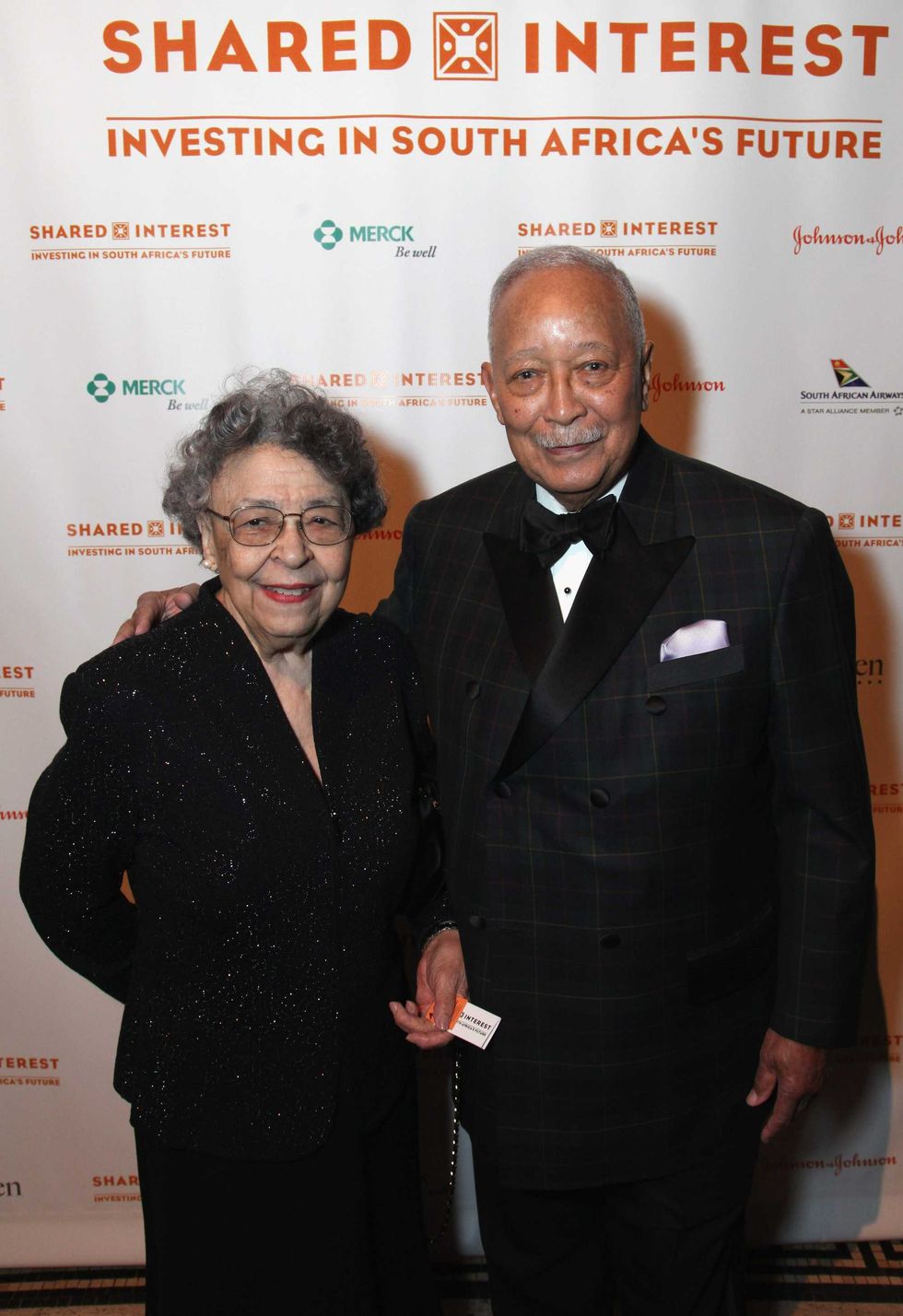 Joyce Dinkins (L) and David Dinkins attend the Shared Interest 19th Annual Awards Gala on March 18, 2013 in New York City.