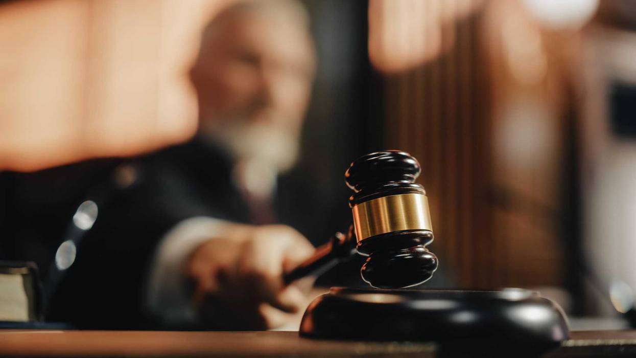 Judge and gavel