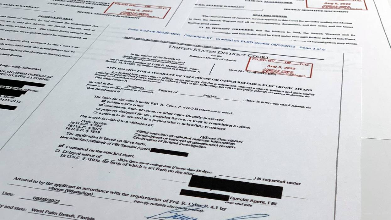 Judge concedes that Trump affidavit may be heavily redacted