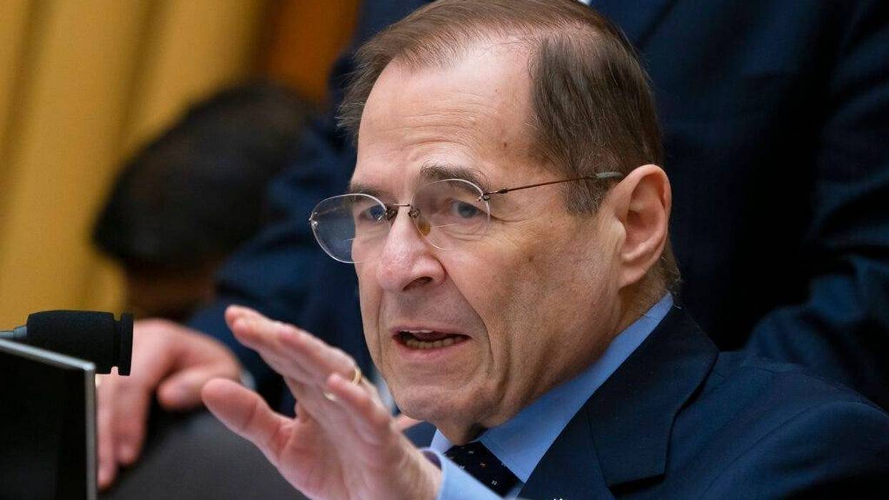 Judiciary Committee Chairman Jerrold Nadler, D-N.Y., calms interruptions during questioning of Acting Attorney General Matthew Whitaker on Capitol Hill, Friday, Feb. 8, 2019 in Washington