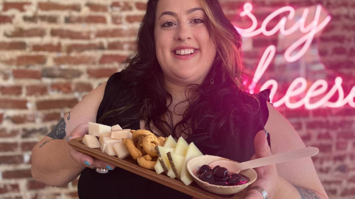 Julia Birnbaum, owner of the Philly Cheese School, which is now open at Ninth and Bainbridge streets.