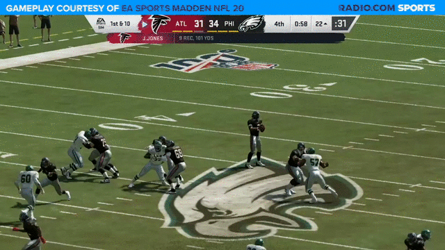 Julio Jones pulls in a clutch fourth-down catch