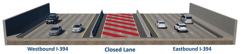 July to November 2025 - EZ closed in both directions between downtown Minneapolis and Hwy 100.