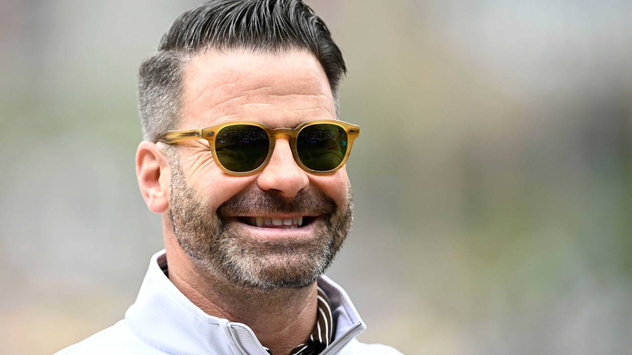 Jun 21, 2025; San Diego, California, USA; San Diego Padres CEO Erik Greupner looks on before a game against the Kansas City Royals at Petco Park