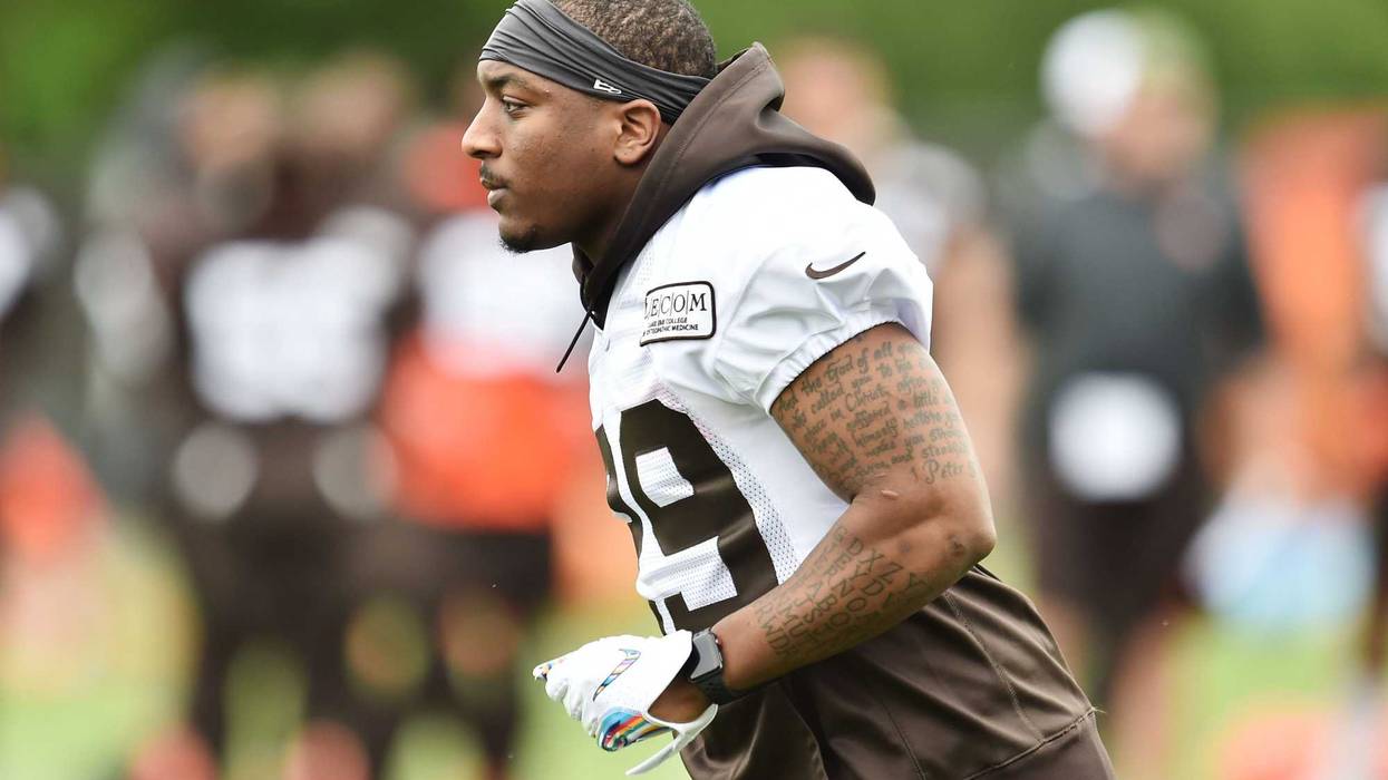Jun 4, 2019; Berea, OH, USA; Cleveland Browns running back Duke Johnson (29) runs during minicamp at the Cleveland Browns training facility. Mandatory Credit: Ken Blaze-USA TODAY Sports