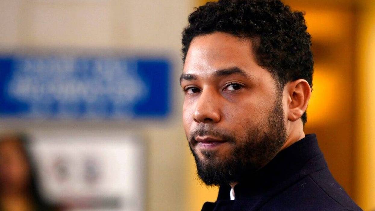 Jussie Smollett talks to the media before leaving Cook County Court after his charges were dropped in Chicago. A special prosecutor decided to prosecute Smollett again, 11 months after county prosecutors dropped charges that the “Empire” actor hired two m