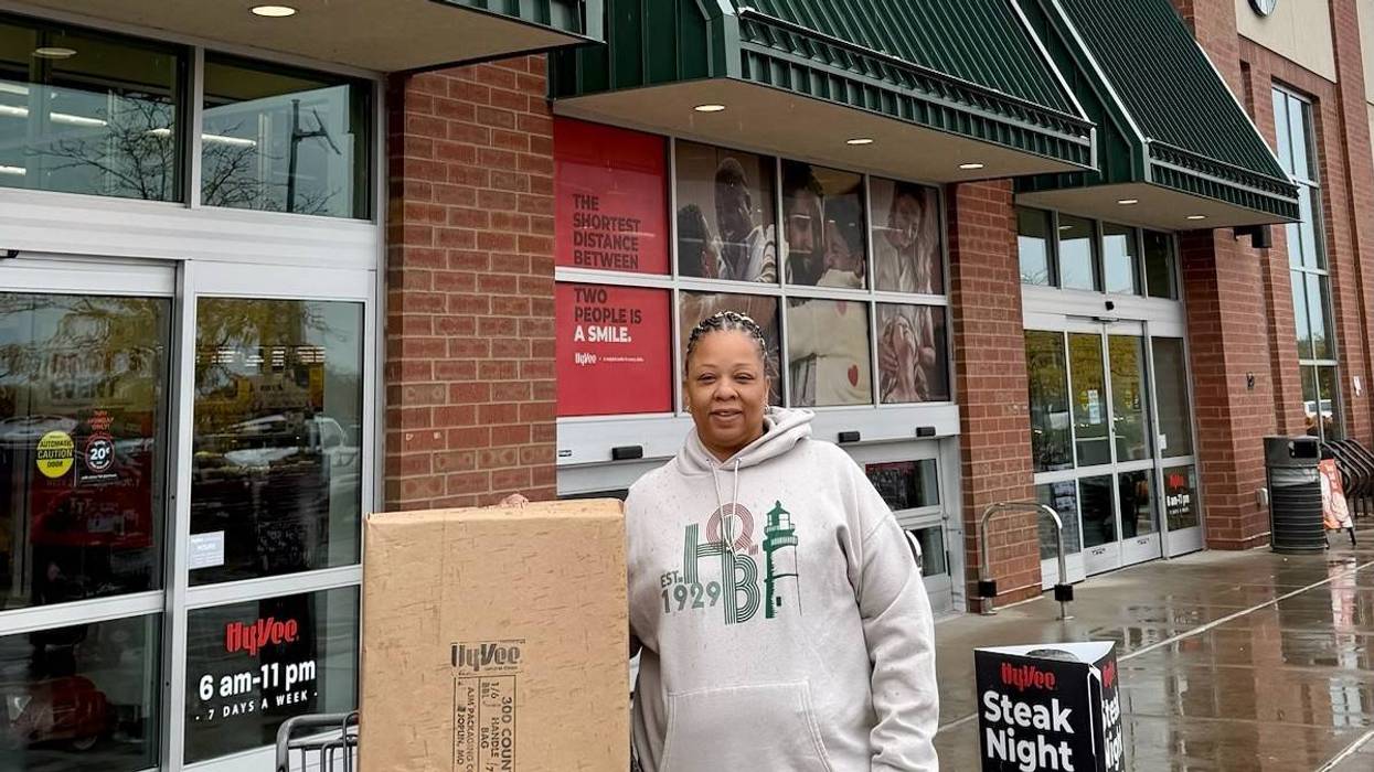 Just days after issuing a community-wide SOS for paper grocery bags, St. Paul’s historic Hallie Q. Brown Community Center is breathing a massive sigh of relief, thanks to a major assist from local Hy-Vee stores.