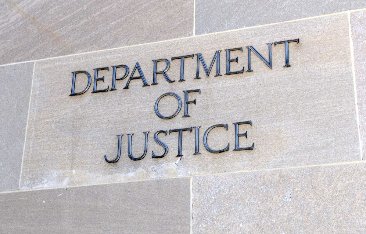 Justice Department stock photo.