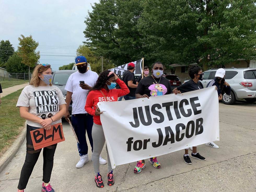 Justice for Jacob march