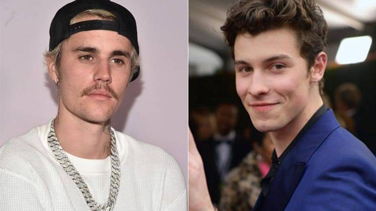 Justin Bieber and Shawn Mendes