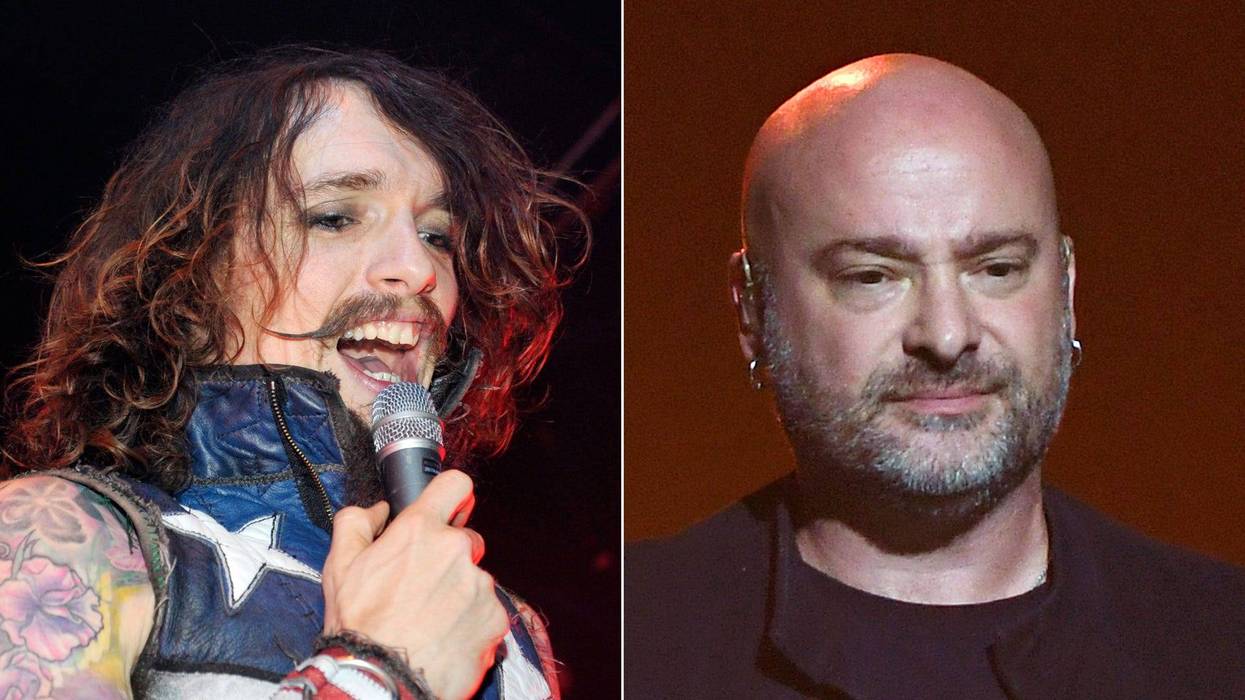 Justin Hawkins of The Darkness and David Draiman of Disturbed