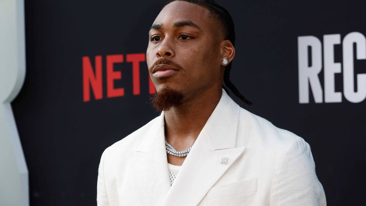 Justin Jefferson attends the Los Angeles Premiere of Netflix's series "Receiver" at Netflix Tudum Theater on July 09, 2024 in Los Angeles, California.