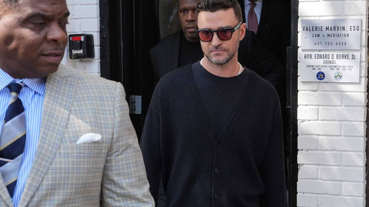 Justin Timberlake arrives in court in the Hamptons early Friday to accept a plea deal allowing him to dodge drunk driving charges on Long Island