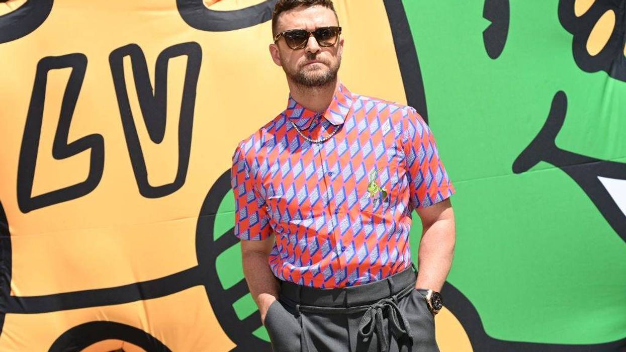 Justin Timberlake attends the Louis Vuitton Menswear Spring Summer 2023 show as part of Paris Fashion Week on June 23, 2022 in Paris, France. (Photo by Pascal Le Segretain/Getty Images For Louis Vuitton)