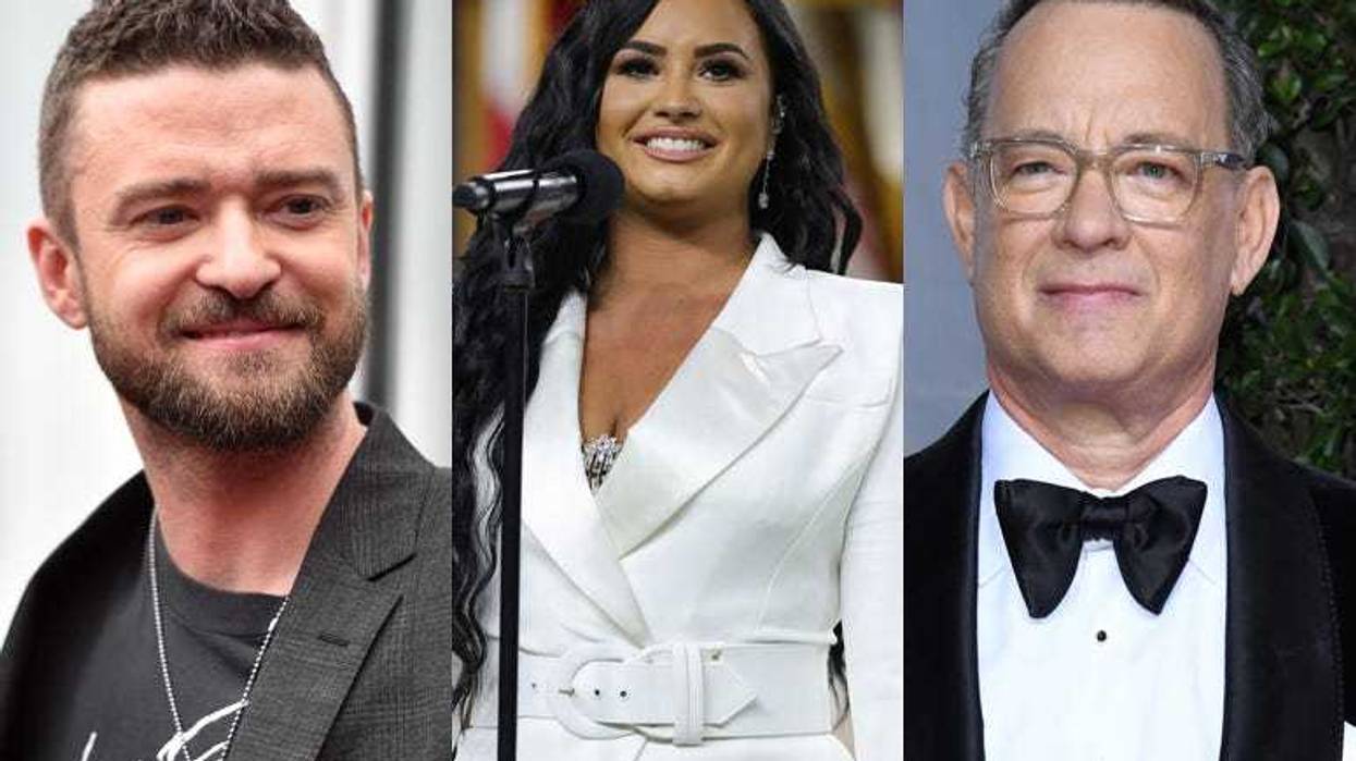 Justin Timberlake, Demi Lovato, and Tom Hanks