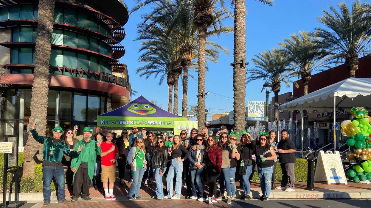 K-Frog canopy at the St. Paddy's Day Brewfest at the Shoppes at Chino Hills 2025