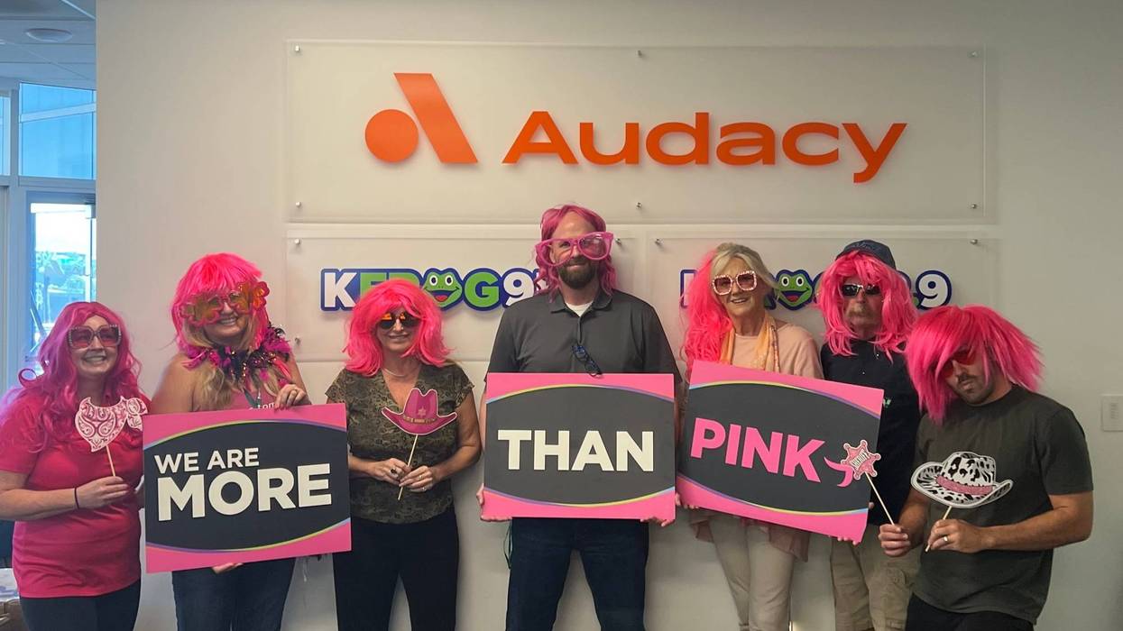 K-Frog Staff with Susan G. Komen Inland Empire Executive Director Jill Eaton