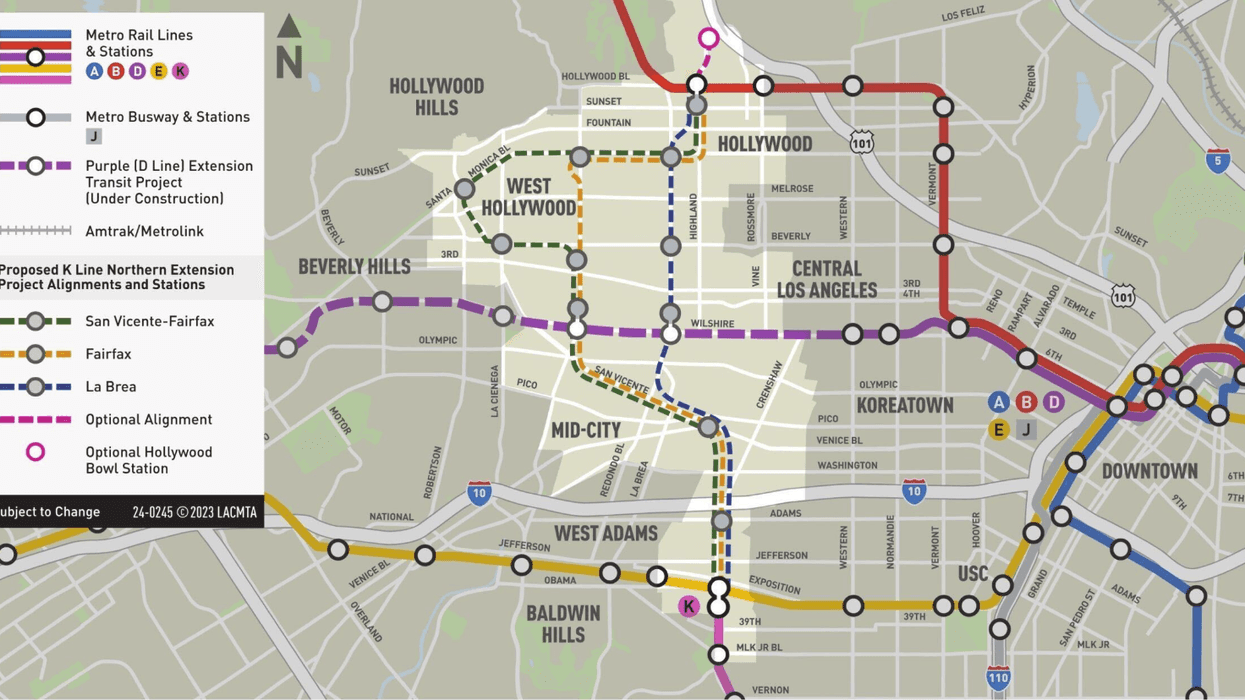 Metro Board approves K-Line northern extension through WeHo