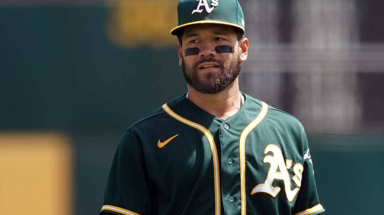 Ka'ai Tom in Oakland uniform