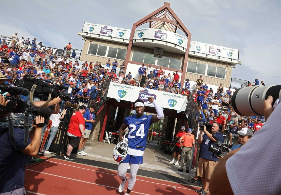 Kaiir Elam at Bills training camp July 25, 2022