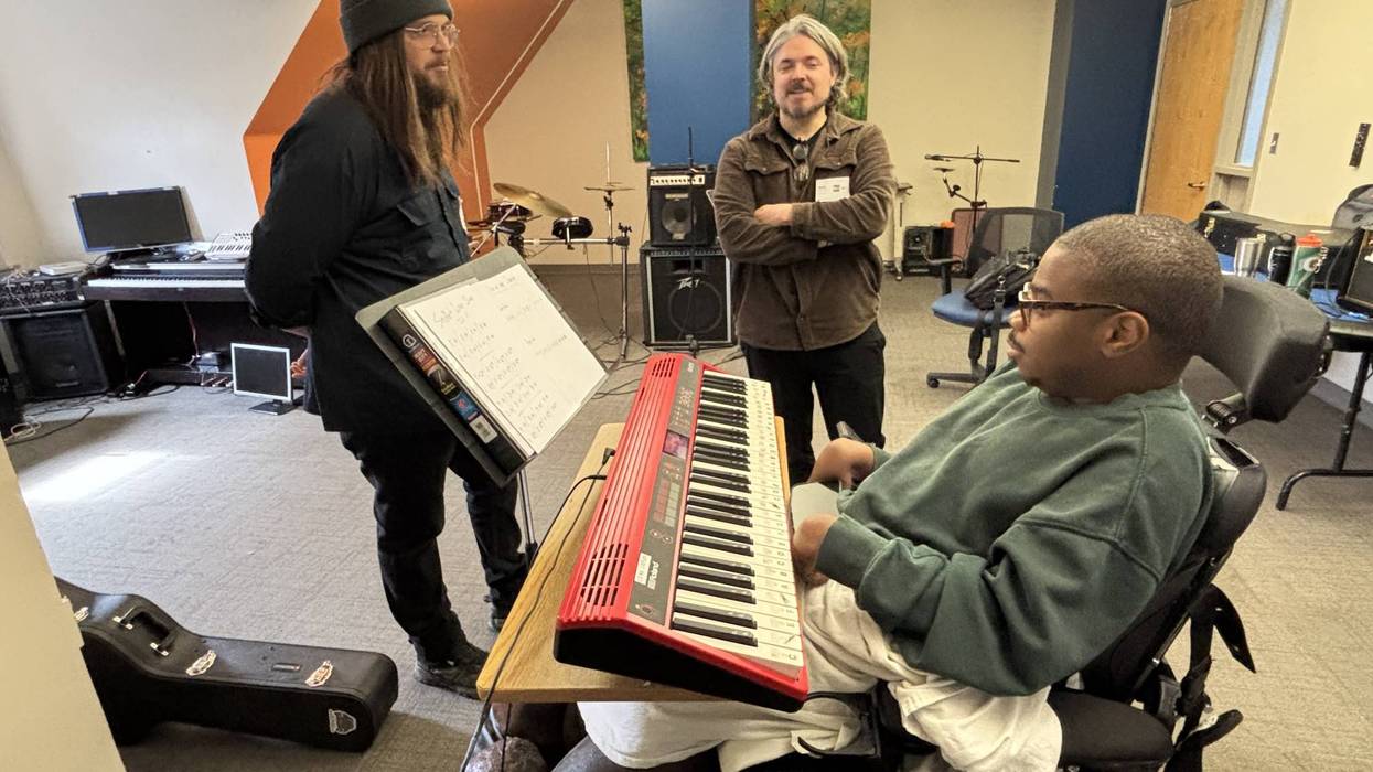 When he’s not touring with rock band Kansas, Dan McGowan is teaching music to disabled adults in Philly