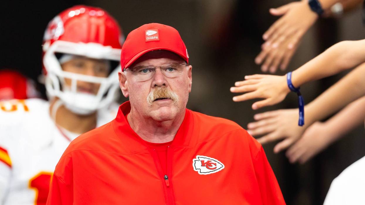 Kansas City Chiefs head coach Andy Reid against the Arizona Cardinals during a preseason NFL game at State Farm Stadium.