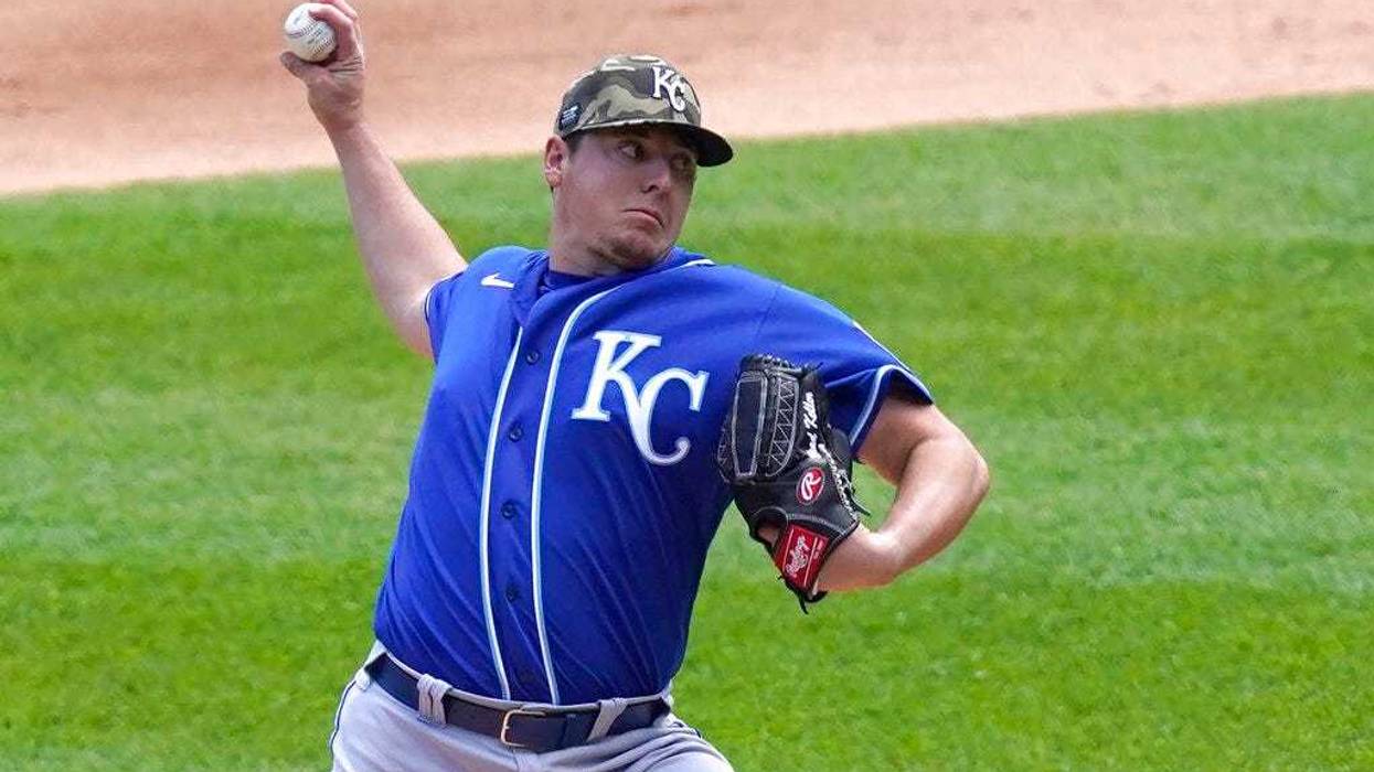 Kansas City Royals starting pitcher Brad Keller