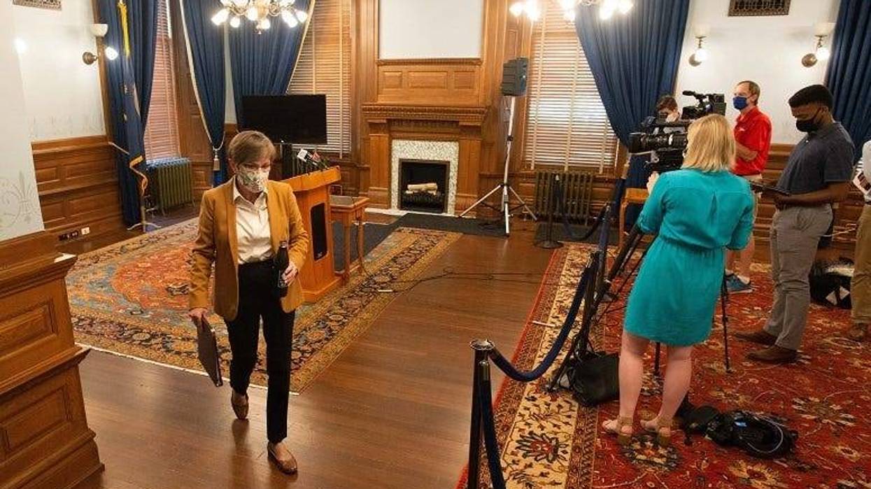 Kansas governor urges officials to add ballot drop-off boxes