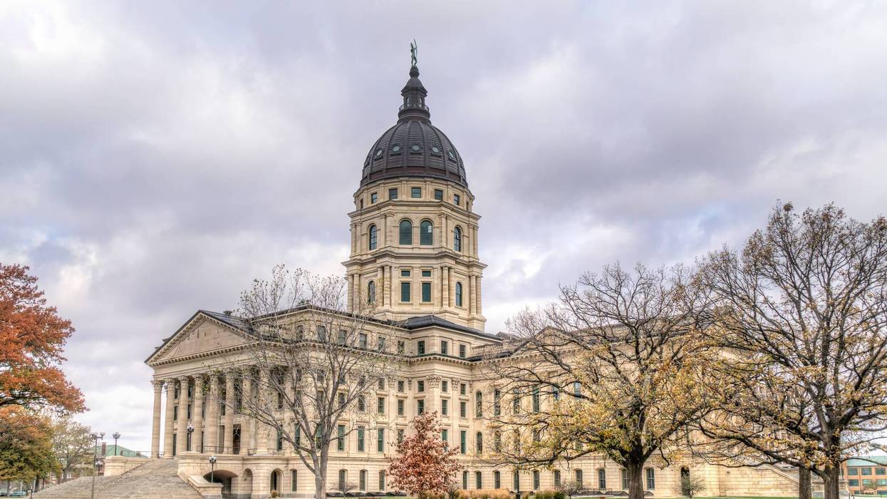 Kansas State Capitol Building in Topeka, Kansas