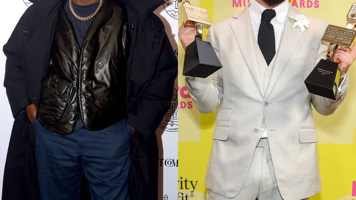 Kanye West and Drake.