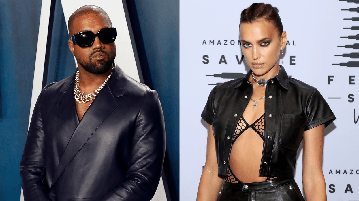 Kanye West and Irina Shayk