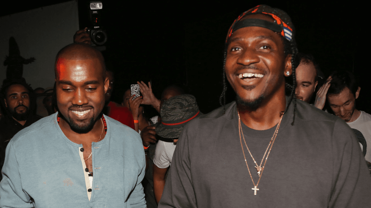 Kanye West and Pusha T