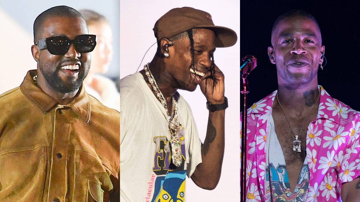 Kanye West, Travis Scott and Kid Cudi