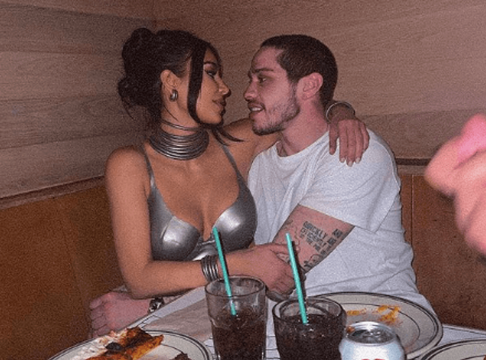 Kardashian posted a photo of her and Davidson to Instagram last week