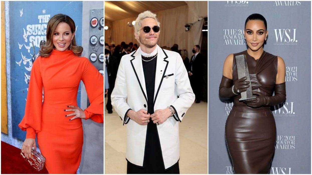 Kate Beckinsale, Pete Davidson and Kim Kardashian
