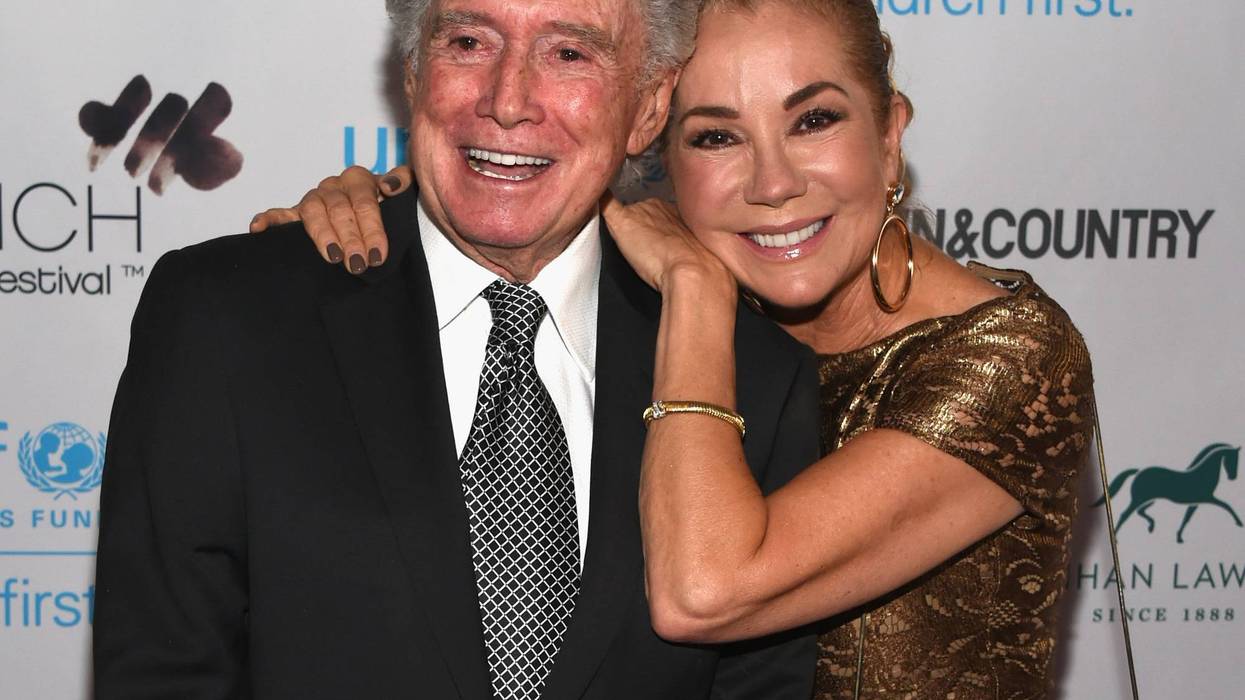 Kathie Lee Gifford and Regis Philbin