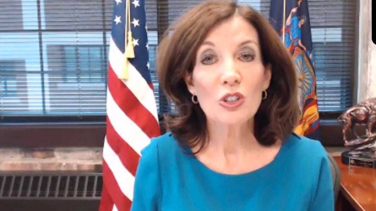 Kathy Hochul announces that the Western New York region will not open on May 15 because it has not met the criteria to reopen yet under the governor's guidelines. May 14, 2020 (Zoom Photo)
