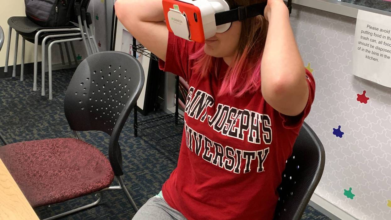 Katie Spilatore, a sophomore at St. Joseph's University