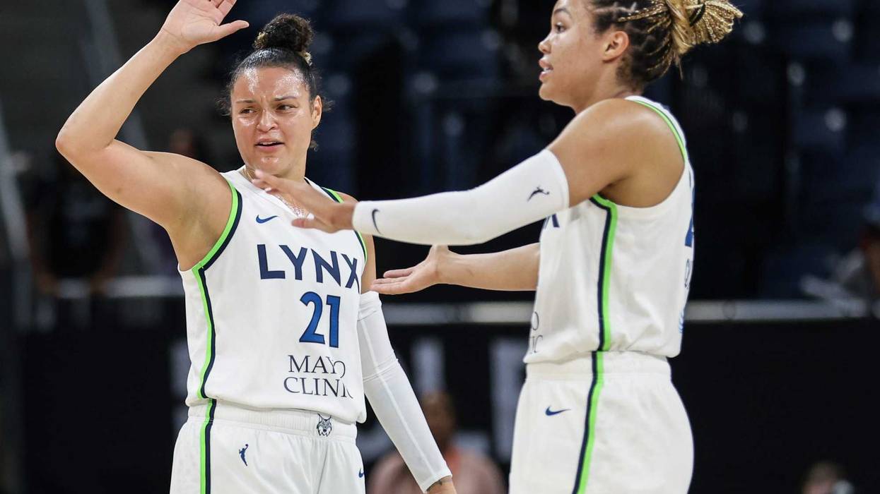 Kayka McBride (21 Minnesota Lynx) and Napheesa Collier (24 Minnesota Lynx) of the Minnesota Lynx are both heading to the WNBA All-Star Game.