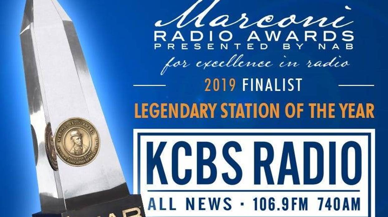 KCBS Radio was named a finalist for the National Association of Broadcasters award for legendary station of the year on July 19, 2019.