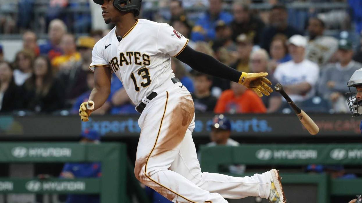 Ke'Bryan Hayes swing follow through