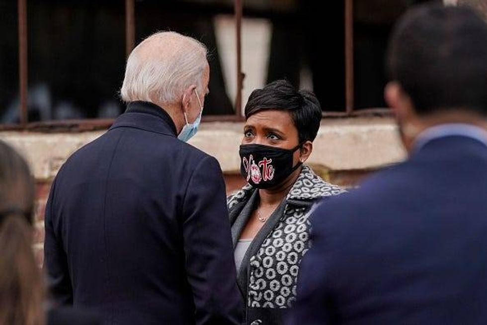 Keisha Lance Bottoms, President Joe Biden