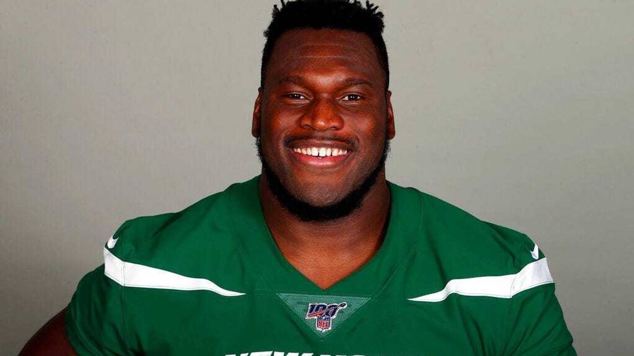 Kelechi Osemele of the New York Jets NFL football team
